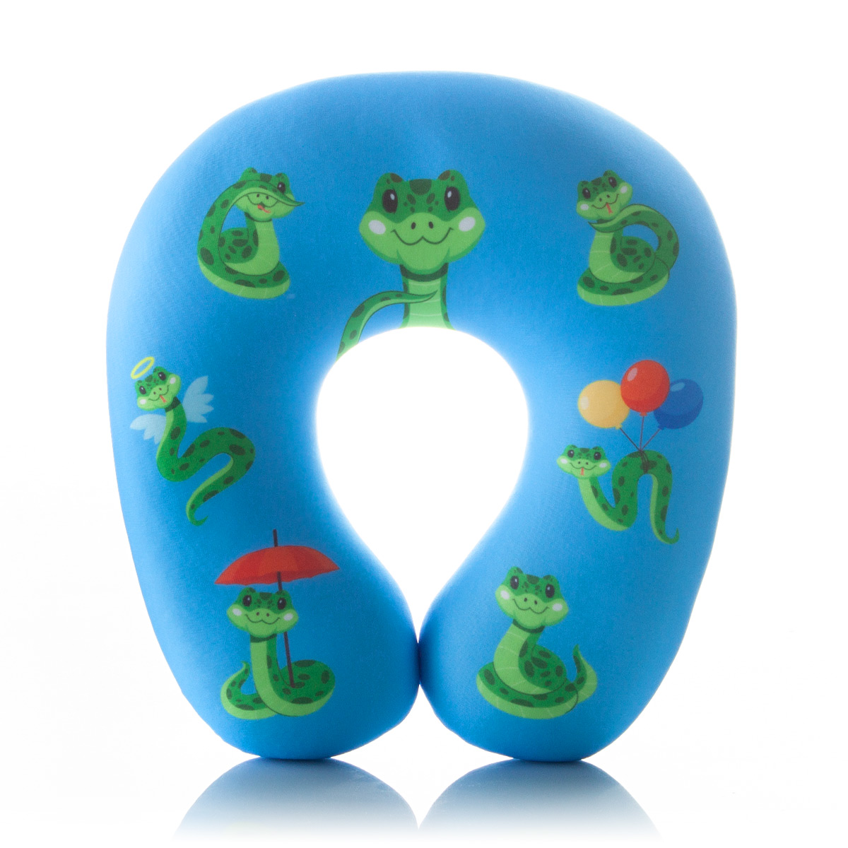 087 Весёлые змейки Голубая 3 087 Весёлые змейки Голубая 3