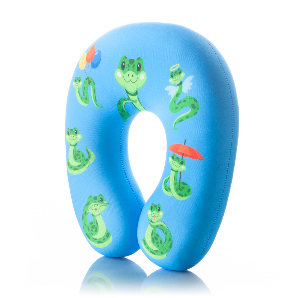 087 Весёлые змейки Голубая 2 087 Весёлые змейки Голубая 2